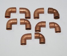 lot 10 coudes cuivre equerre