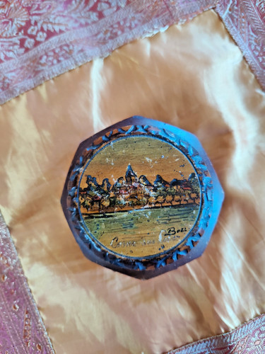 Ancienne boite hoctogonale - boite,