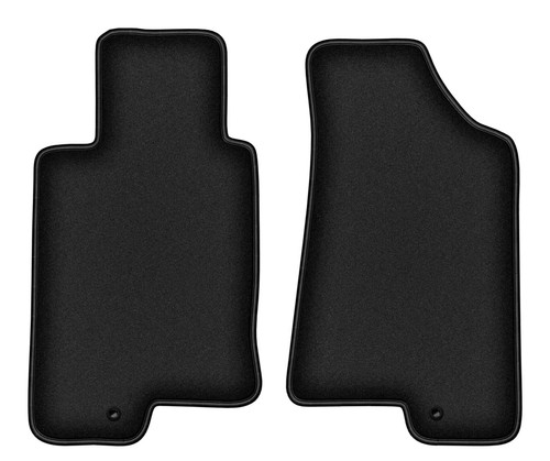 Tapis avant velours noirs