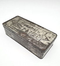 Ancienne Boite en Fer publicitaire BISCUITS BRUN Vintage  - C18