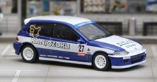 HONDA Civic (EG6) - #27 Kanjozoku  - blue / white - Street Weapon 1:64