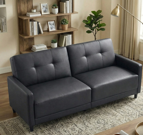Futon sofa bed faux - futon,