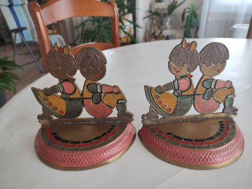 Paire serre livres - serre, vintage