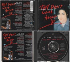 Michael Jackson THEY DON'T CARE ABOUT US CD Maxi Single ESCA 6387 JAPAN 1996