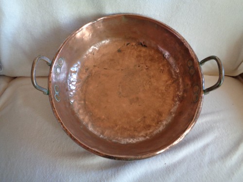 Bassine cuivre ancienne de - bassine,