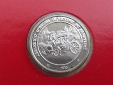 SUPERBE MINI- MÉDAILLE ARGENT  925 "HISTOIRE FRANCE " FRANKLIN-ANNEE 80 - N°34