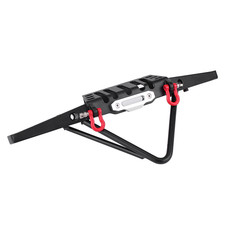 RC Crawler Steel Front Bumper With LED Lights For Axial SCX10 90046 Remote