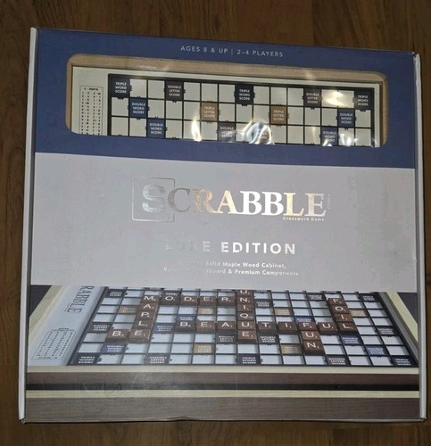 Scrabble luxe edtn sealed - scrabble, edtn.