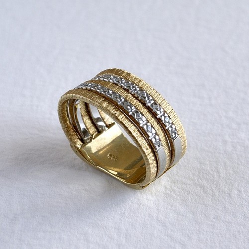 Bague chaîne serpent 14 - serpent, en