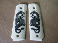 Dragon Beige Resin Grip For 1911 1991 Government Full Size Colt Kimber