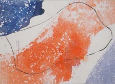 Claude VIALLAT: Tricolor Revolution, Original Screen Print