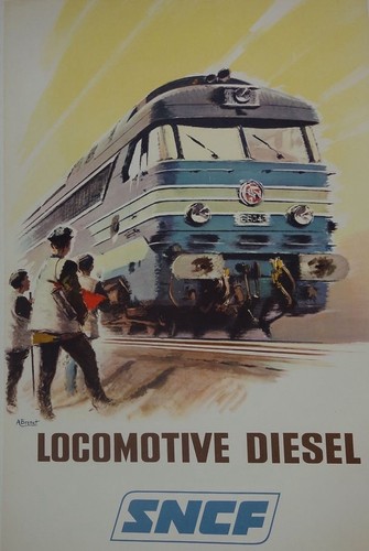 Affiche poster train sncf - poster,