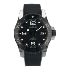 Longines HydroConquest Ceramic Black Dial 44mm Automatic Men’s Watch L3.784.4