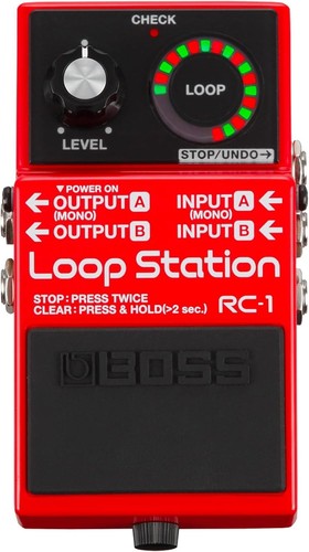 Boss loop station pedal - loop, |