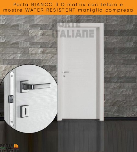 Porte blanche matrice - porte, 3d