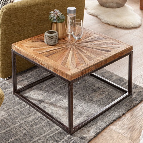 Finebuy table basse - basse, bois