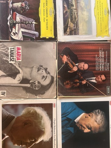 Lot disques vinyles mozart - de,