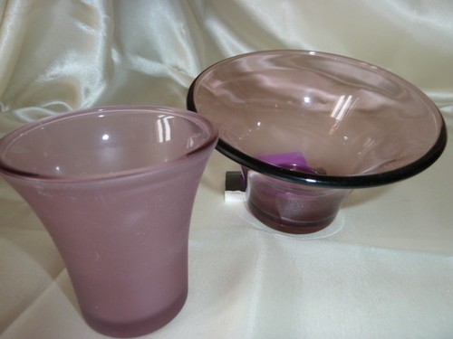 Porte bougie violet - bougie,