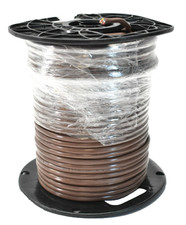 250' Type CL2 Thermostat Wire Brown 18 AWG 6C 3023211 Sun Res Type CNH Cable