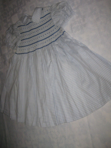 Robe ancienne enfant coton