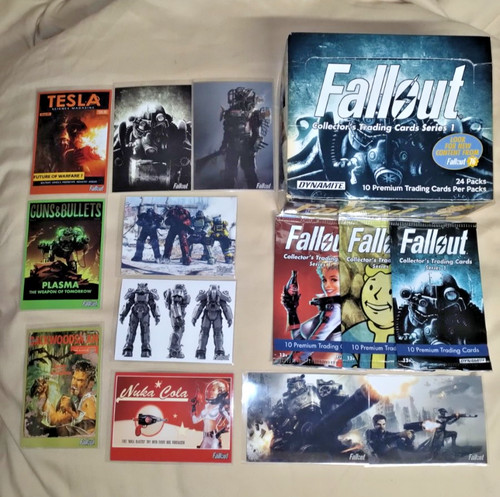 Trading cards fallout - cards, serie