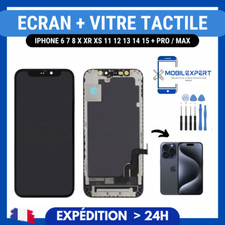 ECRAN LCD/OLED + VITRE TACTILE IPHONE 6 7 8 X XR XS 11 12 13 14 15 + PRO MAX -