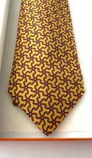 Hermes Tie Tie Tie Tie 7452 HA - Geometric / Spinning
