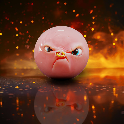 Bowling ball hog - hog, boule