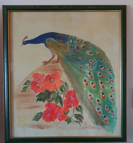Aquarelle représentant - , un