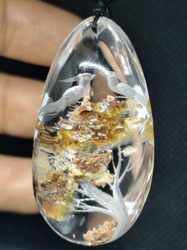 Top quartz glyptique oiseaux - top,