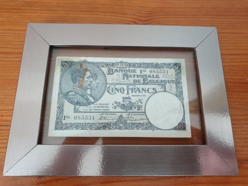 Billet cinq francs - francs, belge