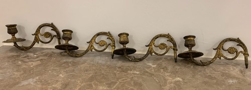 Bougeoirs cuivre pour - 4,