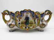 MAGNIFIQUE JARDINIÈRE EN FAIENCE DE DESVRES FOURMAINTRAUX FRÈRES XIX ème