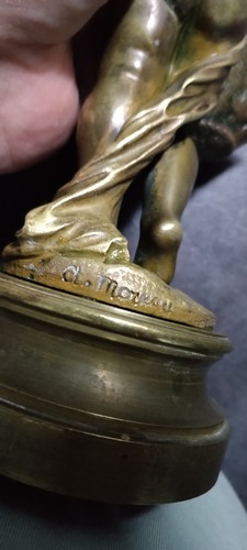 Aug moreau statue bronze - moreau,