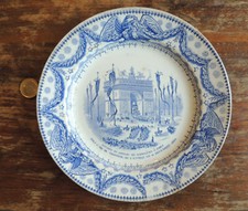 Assiette Creil Monterau-