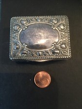  Snuff Box Case Carved Antique