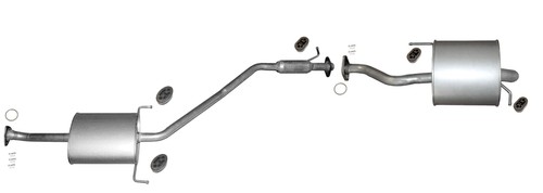 Pot échappement pour honda - d'échappement,