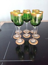 8  verres a liqueur en cristal