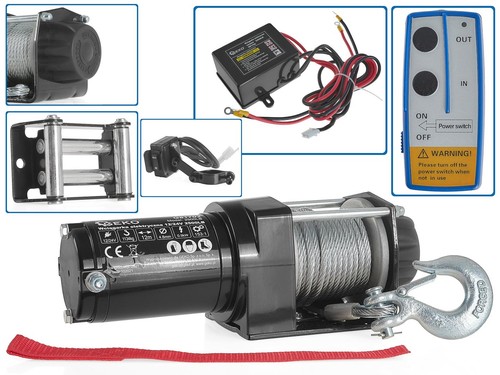 Treuil électrique 12v 2500lb - 12v,