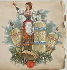 CHROMOS XIX eme SIECLES LARGE CHROMOS GROUNDED 1807 RARE