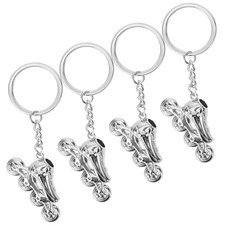 4pièces Porte-clés Patin à