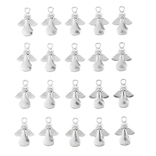 20pcs ange pendentifs