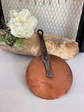 625⚜️ Old copper lid P.D. for vintage pan diameter 16 cm
