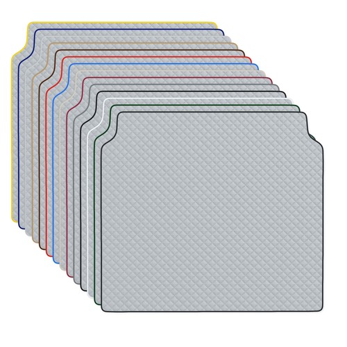 Gris cuir artificiel tapis - artificiel,