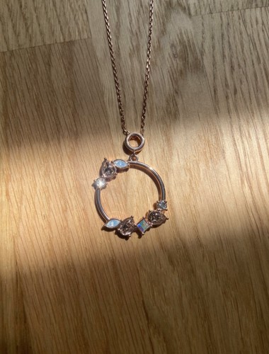 Collier pendentif cercle