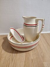 Antique toilet service, broc and sink, Moulin des Loups & Hamage