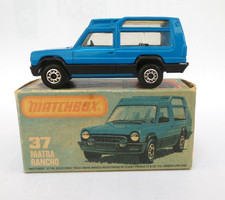 MATCHBOX SUPERFAST NO 37 MATRA RANCHO BLUE MINT BOXED MADE IN ENGLAND