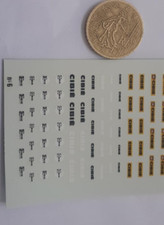 Targeted Decal Headlight Projector for F1 Rally Wrc Endurance 1/43 x