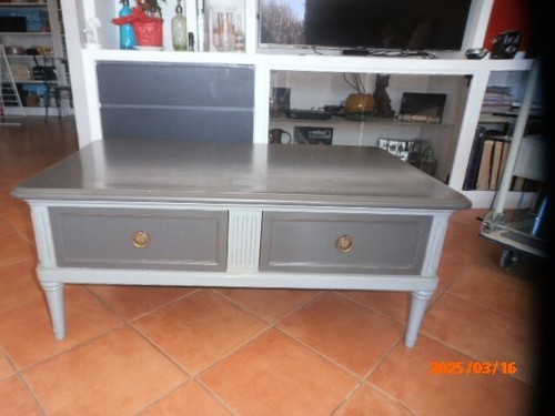 Table salon basse merisier - en,