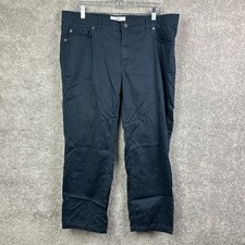 Brax Cadiz Blue Straight Fit Cotton Blend Mens 5 Pocket Pant Size 38/34